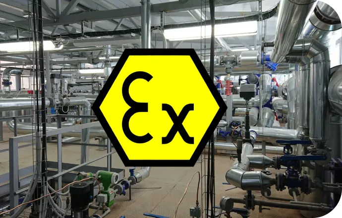 ATEX Ex işaretli proses tesisi